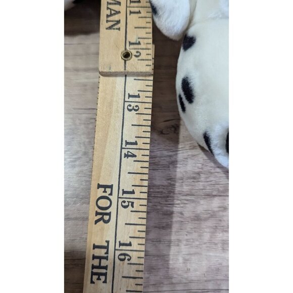 Commonwealth 2000 Dalmatian Plush Dog Stuffed Animal Black & White Spotted 14" - Picture 10 of 10